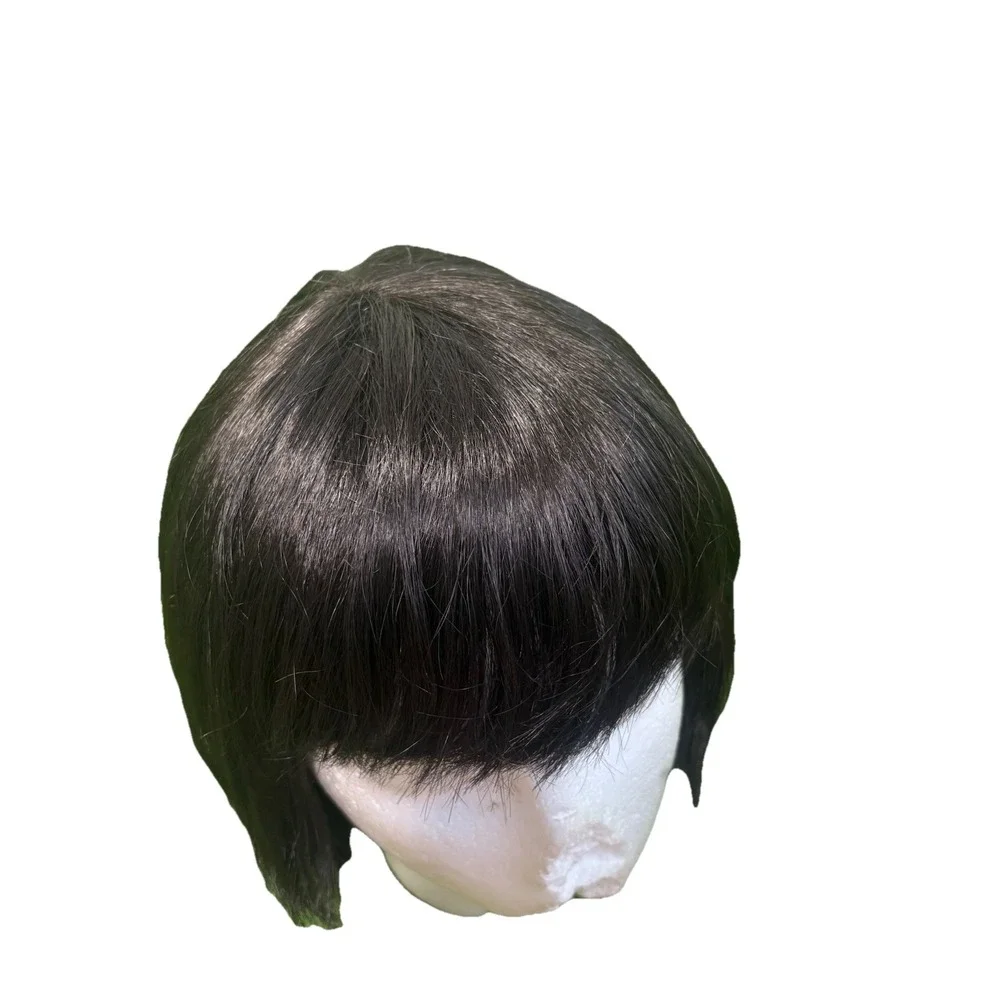 Estetica Designs‎ Short Bob Bangs Women's Black Wig 100% Modacrylic Straight